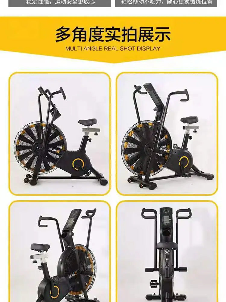 SRJOINFIT OEM Air Bike Assorted Air Resistance Bike, Gym Fitness Equipment, New bike