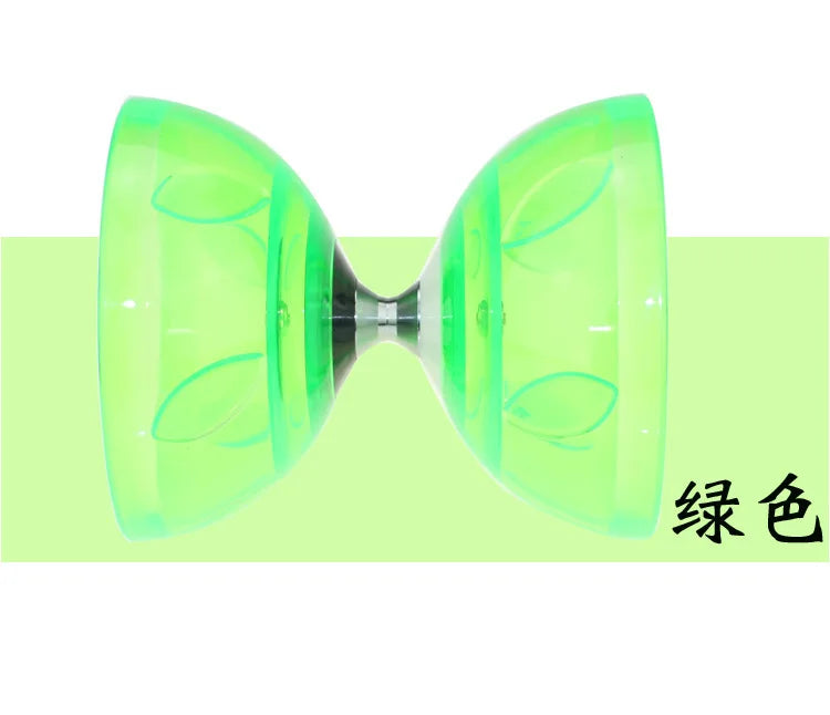 Outdoor Fitness Equipment 2027Portable Diabolo Set Yo-Yo  Suitable For Adults And Children Soft Rubber Diabolo Ringing