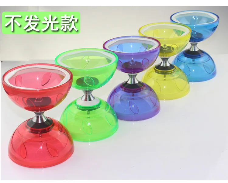 Outdoor Fitness Equipment 2027Portable Diabolo Set Yo-Yo  Suitable For Adults And Children Soft Rubber Diabolo Ringing