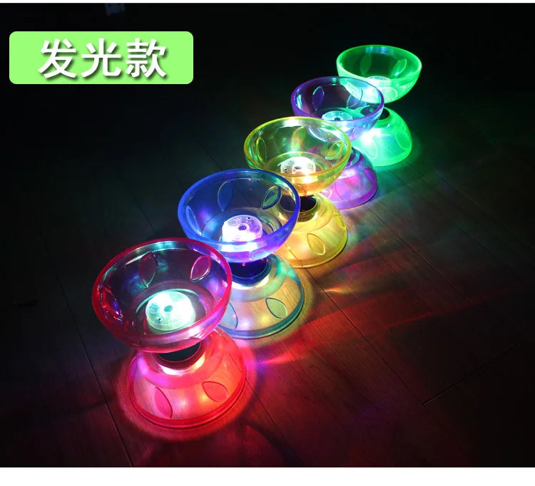 Outdoor Fitness Equipment 2027Portable Diabolo Set Yo-Yo  Suitable For Adults And Children Soft Rubber Diabolo Ringing