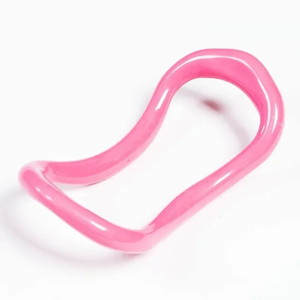 Yoga Stretch Circle Home Women Pilates Fitness Ring Back Training Portable Exercise Aid Shoulder Opening Resistance Support Tool