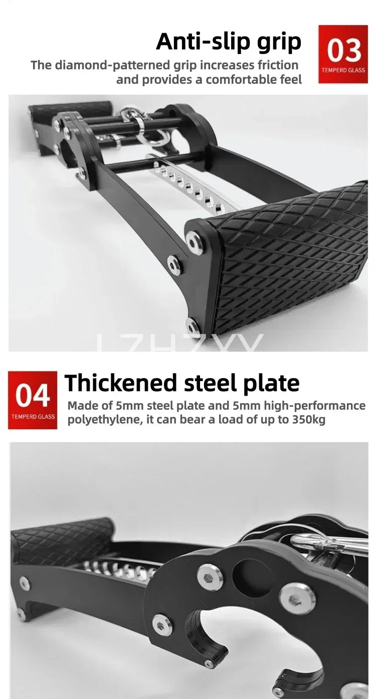 Gym Fitness Accessories Multifunctional Barbell Converter with High Pull Low Pull Handles and Rowing Handle Function