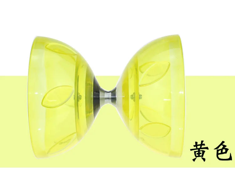 Outdoor Fitness Equipment 2027Portable Diabolo Set Yo-Yo  Suitable For Adults And Children Soft Rubber Diabolo Ringing