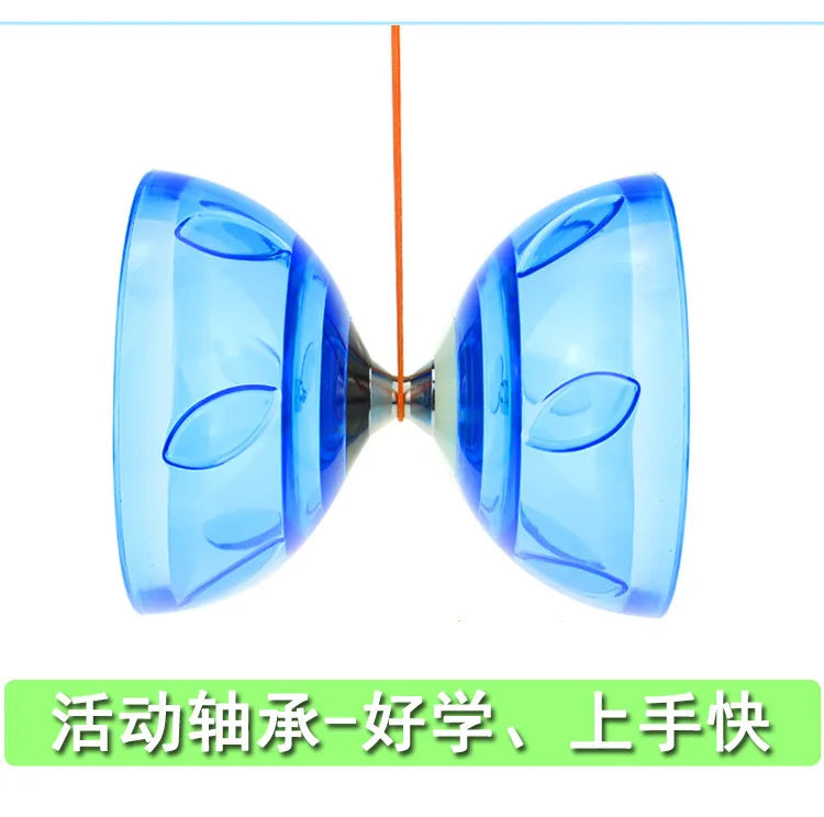 Outdoor Fitness Equipment 2027Portable Diabolo Set Yo-Yo  Suitable For Adults And Children Soft Rubber Diabolo Ringing