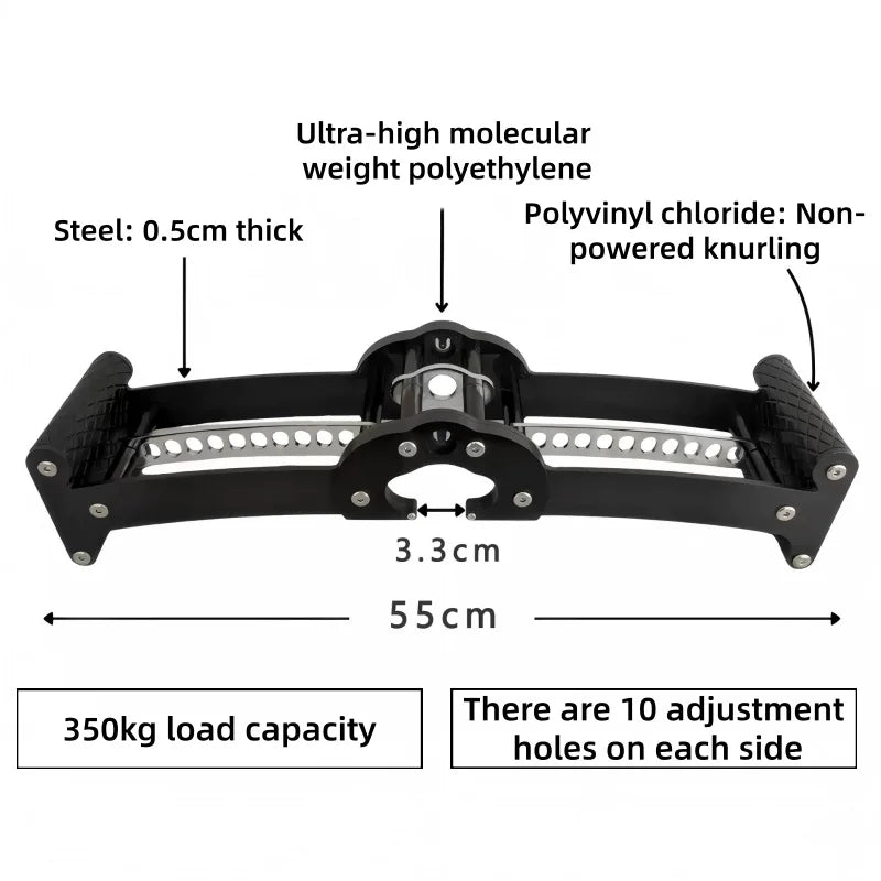 Gym Fitness Accessories Multifunctional Barbell Converter with High Pull Low Pull Handles and Rowing Handle Function