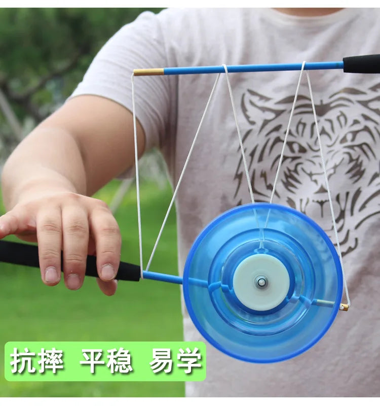 Outdoor Fitness Equipment 2027Portable Diabolo Set Yo-Yo  Suitable For Adults And Children Soft Rubber Diabolo Ringing