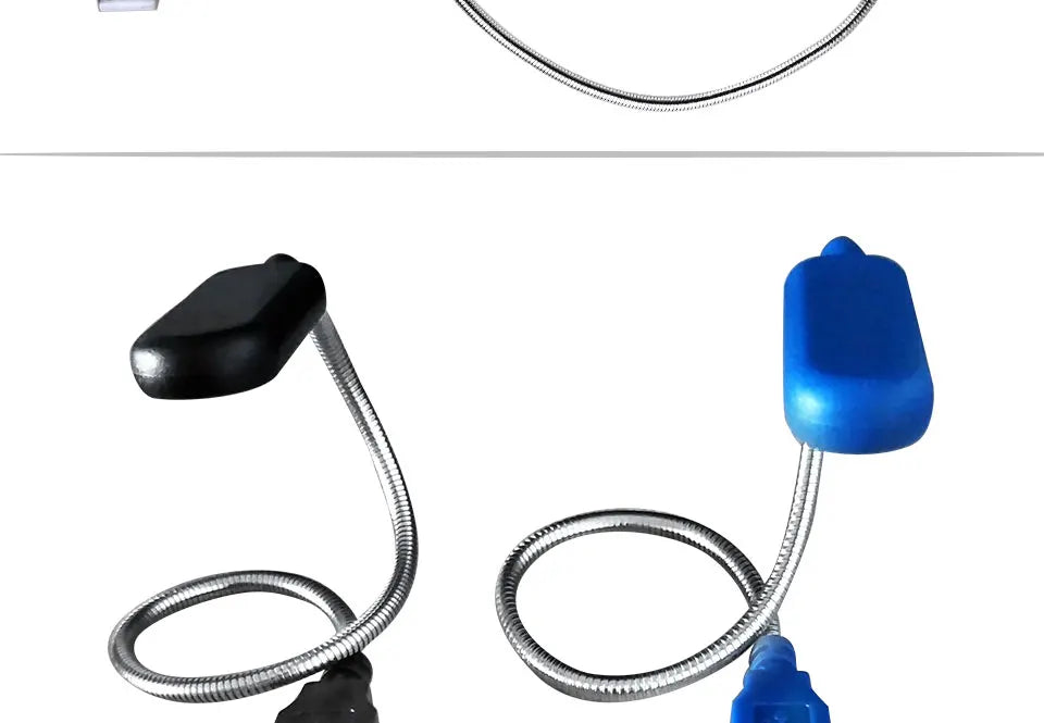 HOMEFISH 1PC Mini USB LED Light Book Light Flexible Reading Lamp Portable Night Light For Power Bank Laptop Notebook PC Computer